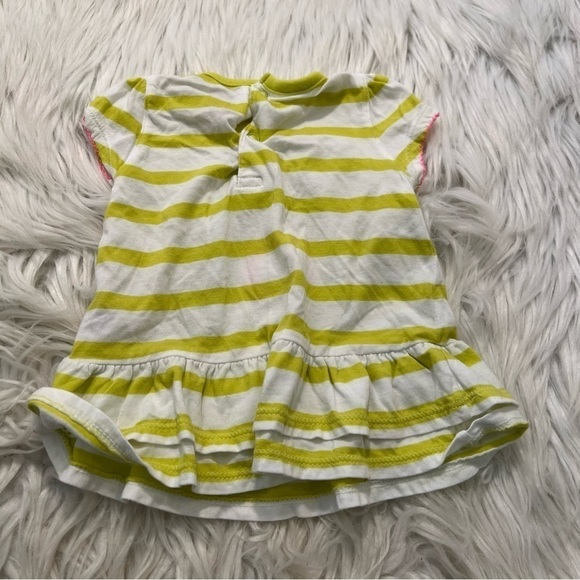 Just One You Made by Carter’s Top Lime Green Striped Flower - Picture 7 of 9